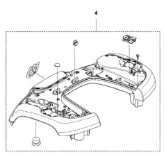 FRONT BODY 597161801 ORIGINAL HUSQVARNA