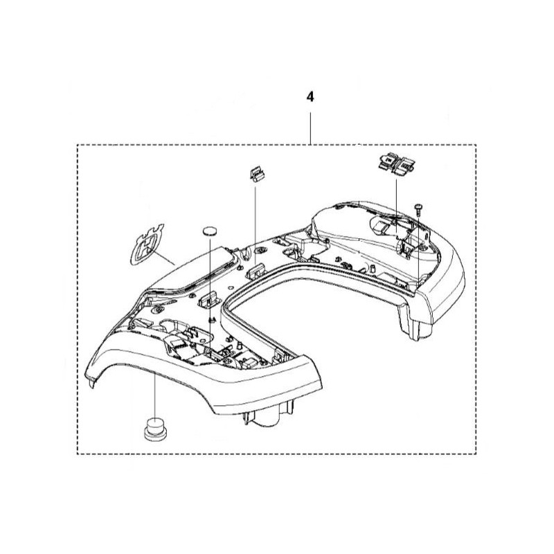 FRONT BODY 597161801 ORIGINAL HUSQVARNA