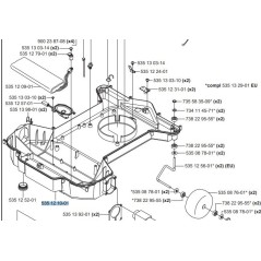 CORPS INFÉRIEUR 584616701 ORIGINAL HUSQVARNA