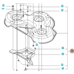 BODY FLAT COMBI 94 581237408 ORIGINAL HUSQVARNA