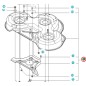 BODY FLAT COMBI 94 581237408 ORIGINAL HUSQVARNA