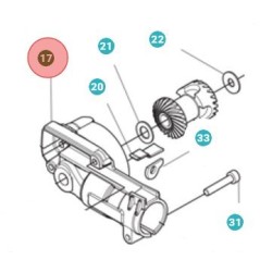 SEDE INGRANAGGI 599975401 ORIGINALE HUSQVARNA