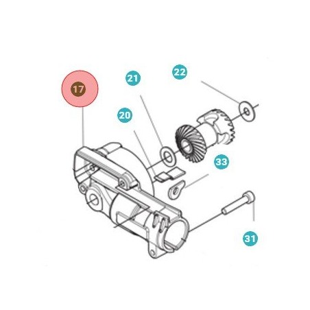 ZAHNRADSITZ 599975401 ORIGINAL HUSQVARNA | Newgardenstore.eu