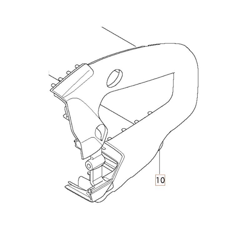 HALBGRIFF (HVA-KONSTRUKTION) 599198801 ORIGINAL HUSQVARNA