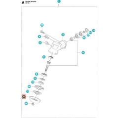 HUSQVARNA ORINGINAL 587743401 SOUS COUPE