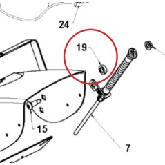 ÉPAISSEUR 501417401 ORIGINAL HUSQVARNA