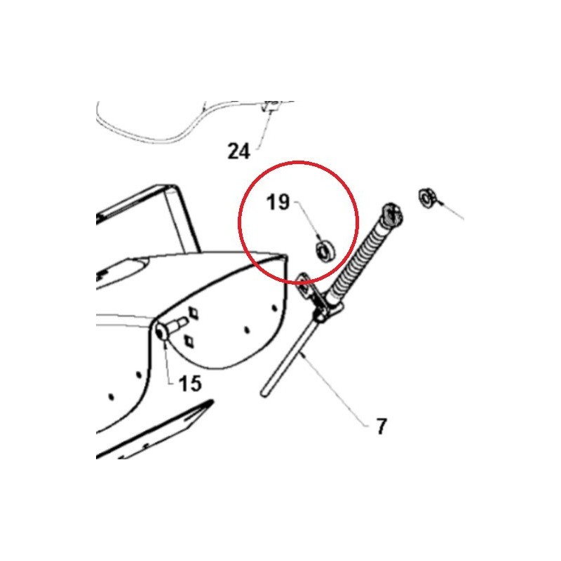 ÉPAISSEUR 501417401 ORIGINAL HUSQVARNA