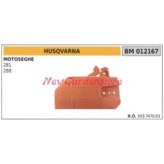 Carter copricatena HUSQVARNA 503 747003 motore motosega 281 288 012167 | Newgardenstore.eu