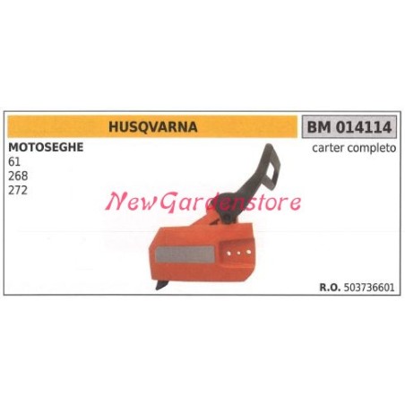 Couvercle de carter de chaîne moteur de tronçonneuse HUSQVARNA 61 268 272 014114 | Newgardenstore.eu