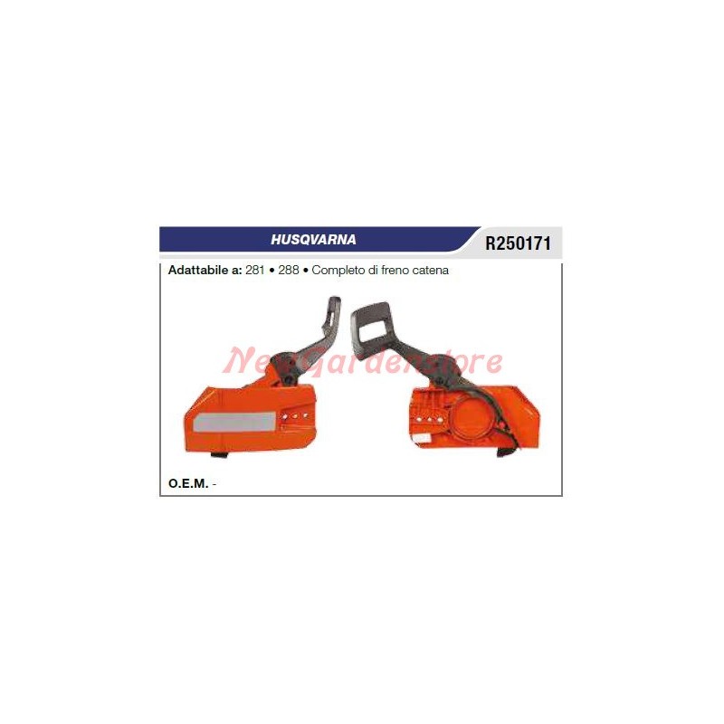 Chaincase cover HUSQVARNA chainsaw 281 288 with brake R250171