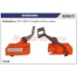 Chaincase cover HUSQVARNA chainsaw 281 288 with brake R250171