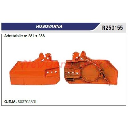 Couvercle de carter de chaîne HUSQVARNA tronçonneuse 281 288 R250155 | Newgardenstore.eu