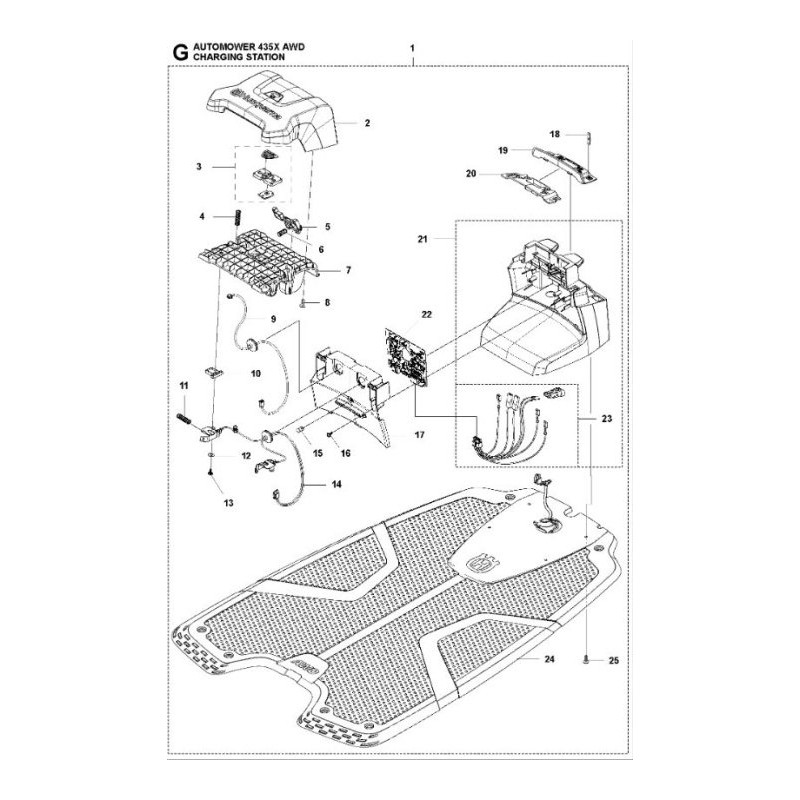 AM AWD CHARGING STATION 595310103 ORIGINAL HUSQVARNA