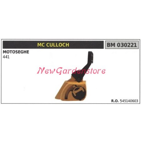 Kurbelgehäuse-Kettenschutz MC CULLOCH Kettensägenmotor 441 030221 | Newgardenstore.eu