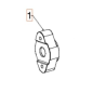 BEARING SUPPORT 532420478 ORIGINAL HUSQVARNA