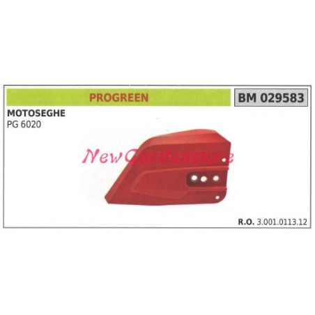 PROGREEN Kettenkastenabdeckung für PG 6020 Kettensägenmotor 029583 | Newgardenstore.eu