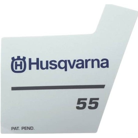 TARGHETTA 537359801 ORIGINALE HUSQVARNA | Newgardenstore.eu