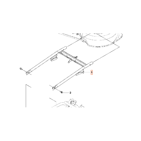 FRAME 584833002 ORIGINAL HUSQVARNA | Newgardenstore.eu