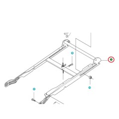 CADRE PORTEUR PLAT 578177402 ORIGINAL HUSQVARNA