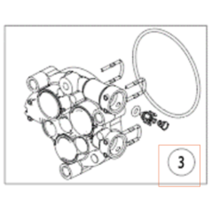 CABEZAL DE BOMBA 536346301 ORIGINAL HUSQVARNA | Newgardenstore.eu