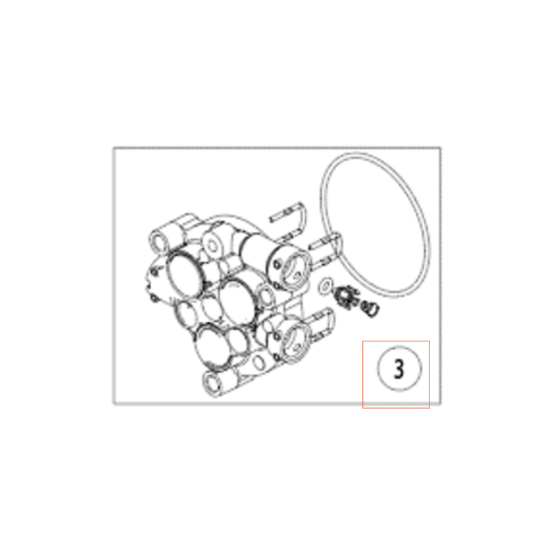 CABEZAL DE BOMBA 536346301 ORIGINAL HUSQVARNA