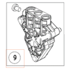 TESTATA 531259601 ORIGINALE HUSQVARNA | Newgardenstore.eu