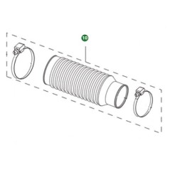 FLEXIBLE HOSE W/CLAMPS 501424346 ORIGINAL HUSQVARNA