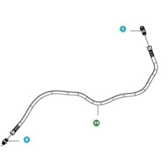 TUYAU HYDRAULIQUE 501087302 ORIGINE HUSQVARNA