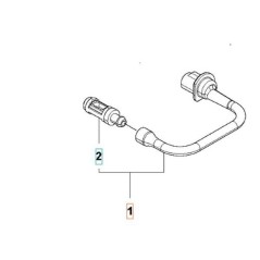 COMPLETE OIL PIPE 521579902 ORIGINAL HUSQVARNA | Newgardenstore.eu