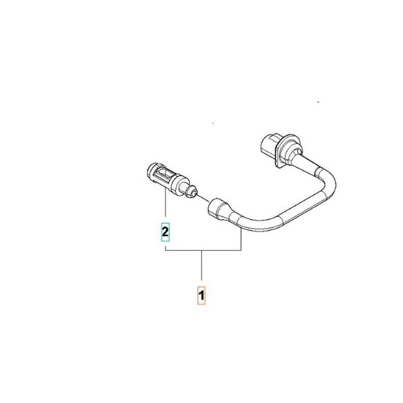 COMPLETE OIL PIPE 521579902 ORIGINAL HUSQVARNA