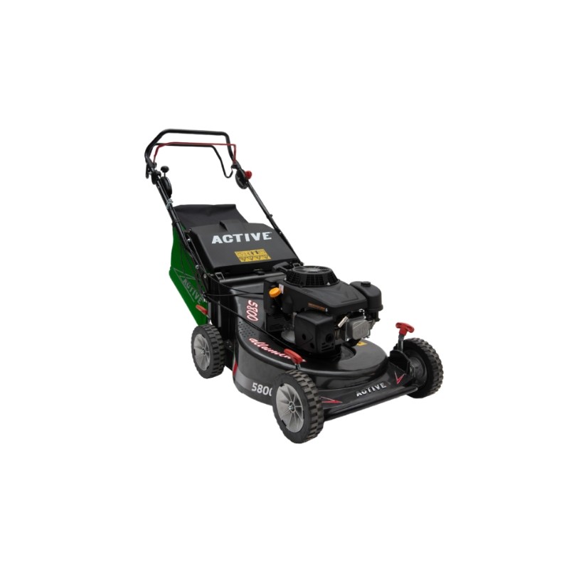 ACTIVE 5850SVA lawn mower 196cc engine cutting width 55cm basket 80L