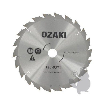 BLADE 22 TEETH REEF 1209371 COMPATIBLE OZAKI | Newgardenstore.eu