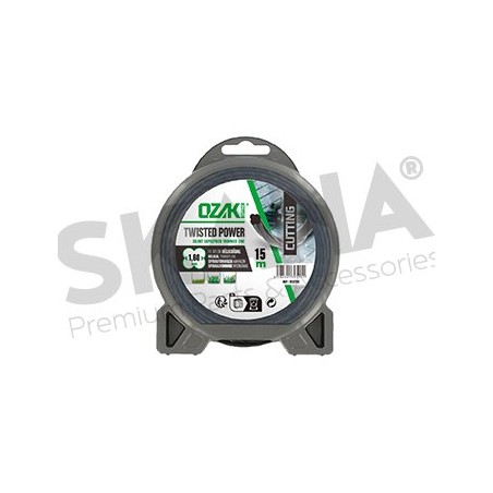 HILO DE RECORTADORA TRENZADO 1,6MM RIF 1512701 COMPATIBLE OZAKI TWISTED POWER | Newgardenstore.eu