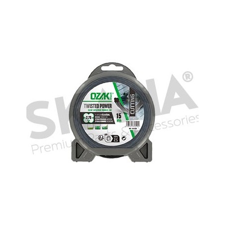 HILO DE RECORTADORA TRENZADO 2,7MM RIF 1512704 COMPATIBLE OZAKI TWISTED POWER | Newgardenstore.eu