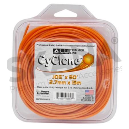 HILO DE CORTE 2,7MM RIF 1513204 COMPATIBLE EXTRUSIÓN DESIERTO | Newgardenstore.eu