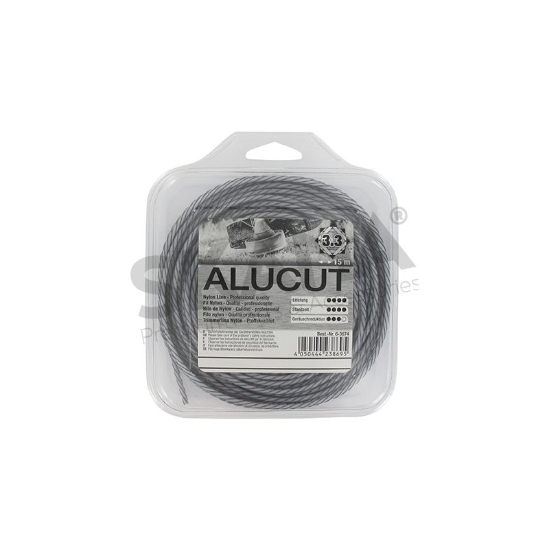 HILO DE RECORTADORA 3,3MM RIF 1513674 COMPATIBLE ALUCUT