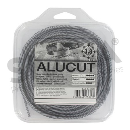 HILO DE RECORTADORA 3,3MM RIF 1513674 COMPATIBLE ALUCUT | Newgardenstore.eu