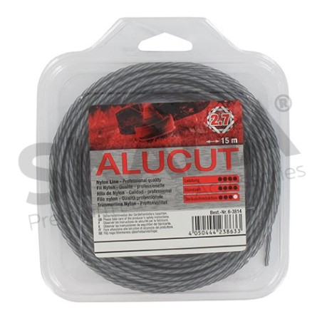 HILO DE RECORTADORA 2,7MM RIF 1513814 COMPATIBLE ALUCUT | Newgardenstore.eu