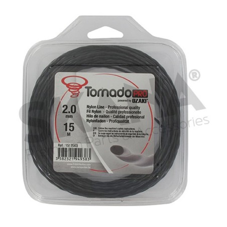 HILO DE RECORTADORA TRENZADO 2,0MM RIF 1517003 COMPATIBLE OZAKI TORNADO | Newgardenstore.eu