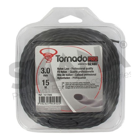 HILO DE RECORTADORA TRENZADO 3,0MM RIF 1517006 COMPATIBLE OZAKI TORNADO | Newgardenstore.eu