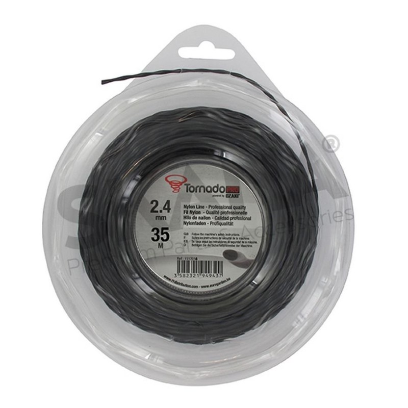 TRIMMER LINE TWISTED 2,4MM RIF 1517014 COMPATIBLE OZAKI TORNADO