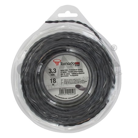 HILO DE RECORTADORA TRENZADO 3,3MM RIF 1517017 COMPATIBLE OZAKI TORNADO | Newgardenstore.eu