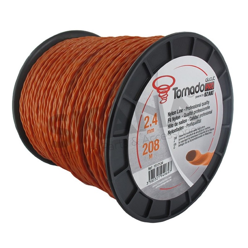 BOBINA TAGLIABORDI LINEA 2,4MM RIF 1517134 COMPATIBILE TORNADO