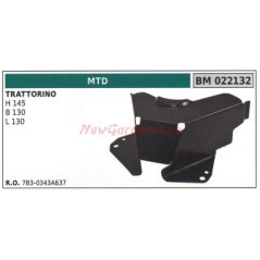 Cubierta de correa Carter para tractor cortacésped H145 B130 L130 MTD 022132 | Newgardenstore.eu