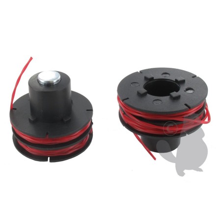 CONJUNTO CARRETES DE HILO DE CORTADORA RIF 1606876 COMPATIBLE | Newgardenstore.eu