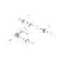 Junta de la carcasa del motor ORIGINAL BLUEBIRD motosierra CSP 270T CSP270T-06