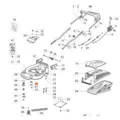 ORIGINAL OLEOMAC Vorderachsbuchse MAX44TK Modelle 66060007R