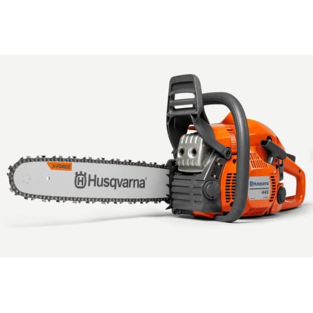 HUSQVARNA 445 II 46 cc tronçonneuse à essence 38 cm de barre .325" pas de chaîne | Newgardenstore.eu