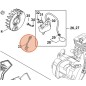 Isolante motosega modelli MS162 ORIGINALE STIHL 11304058004