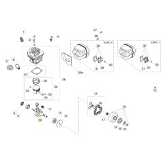 ORIGINAL OLEOMAC Motorwelle für Kettensäge GS 650 - GS 651 50250001AR